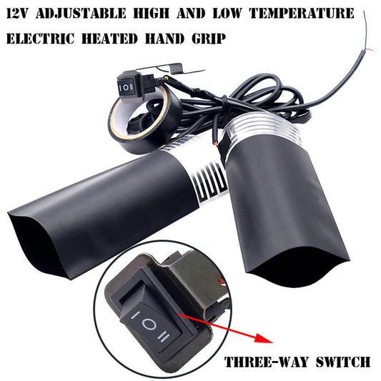 7/8-inch Motorcycle Heated Adjustable High and Low Temperature Handle Cover n