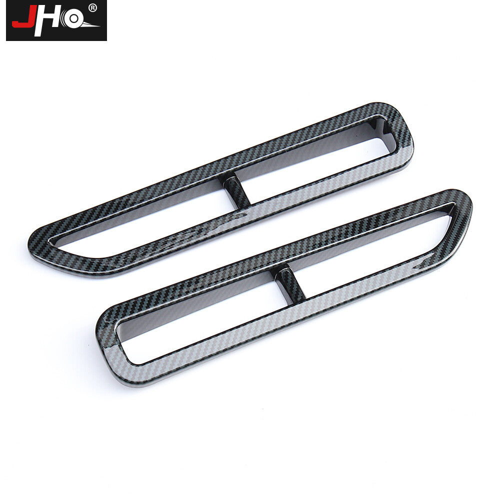 ABS Carbon Fiber Accessories Rear Fog Light Covers for Ford F150 2017-20