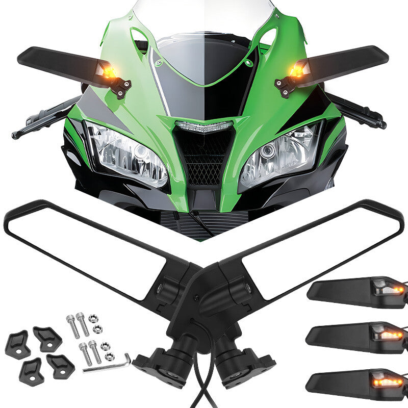 Rearview Mirror LED Turn Signal Light for Honda CBR 600RR 900RR 929RR 1000RR