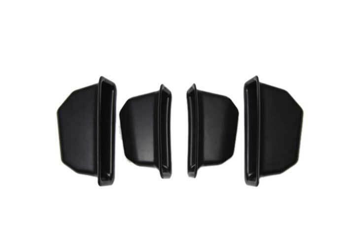 Paint Black Inner Door Armrest Storage Box Frame 4PCS for Ford Explorer 2016-19