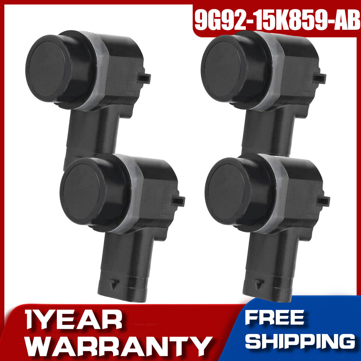 4PCS PDC Backup Parking Sensor for Audi A3 A6 Q3 for Golf for Passat 9G92-15K859-AB v