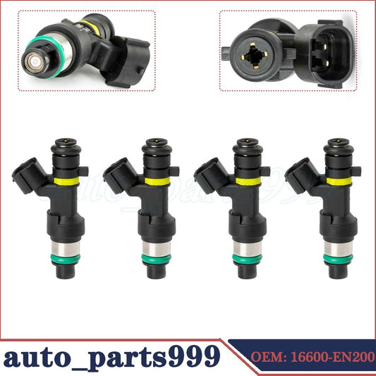 Four fuel injectors suitable for 07-14 Versa Cube Sentra NV200 1.8L 2.0L 16600-EN200- n