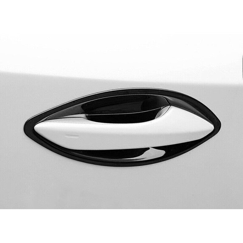 for Lexus NX200t 300h 2015-2021 Black Steel Car Door Handle Bowl Cup Cover Trim