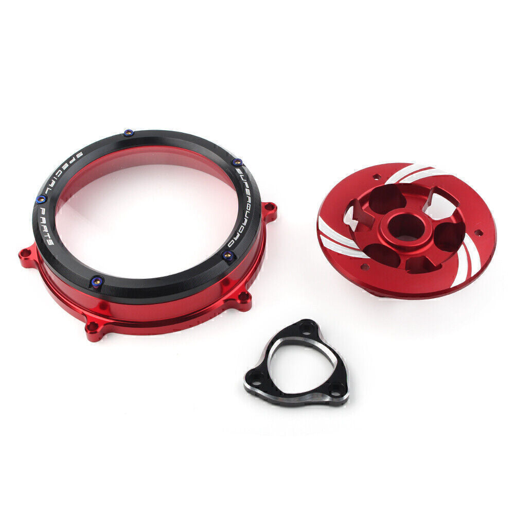Clear Clutch Cover Protector Guard Fit for Ducati Panigale 1199 1299 959 RS 12-20 13