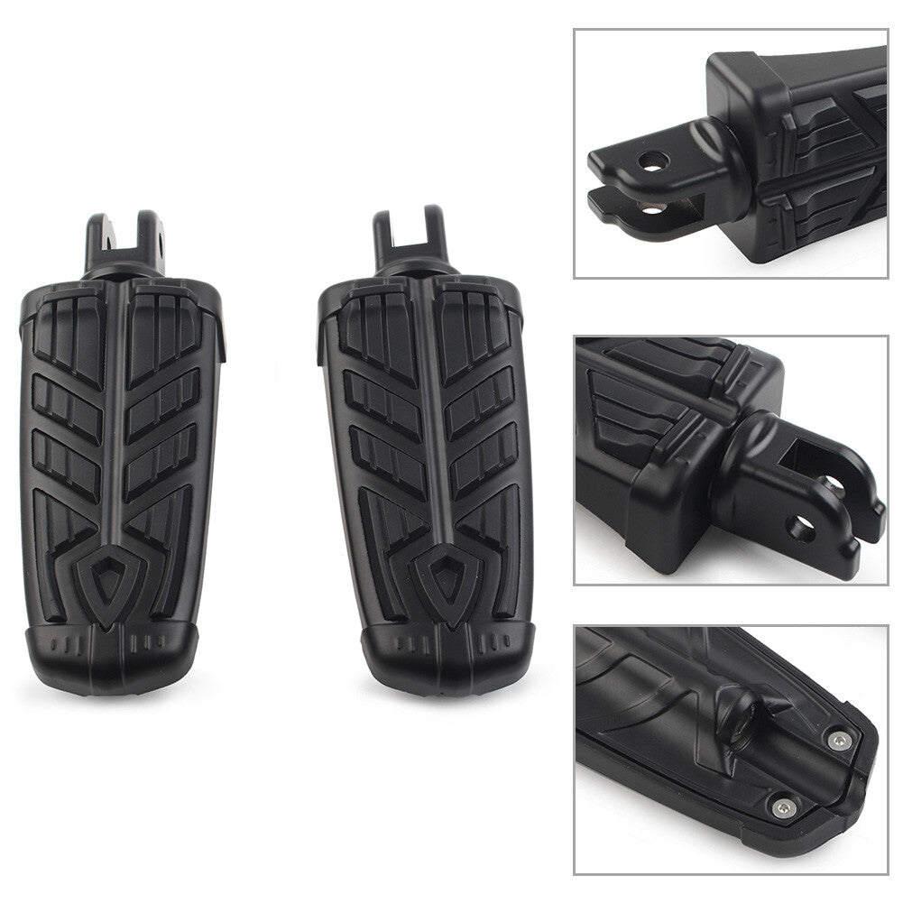 Vordere Fu?st¨¹tzen Rider Fu?pedal f¨¹r for Harley FXBB FXBR FXBR FXLR Schwarz