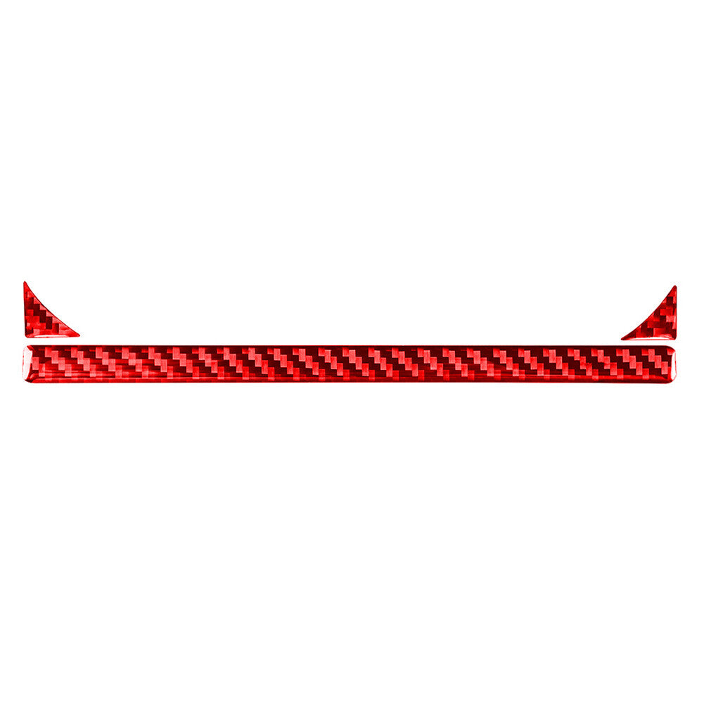 Cup Holder Panel Inner Cover Trim f¨¹r for Toyota Tundra 14¨C21 RHD Kohlefaser rot