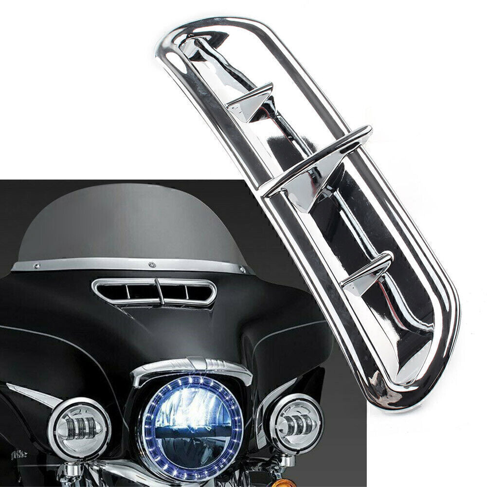 for Harley Touring Electra Street Tri Glide 2014-2018 Chrome Fairing Vent Accent