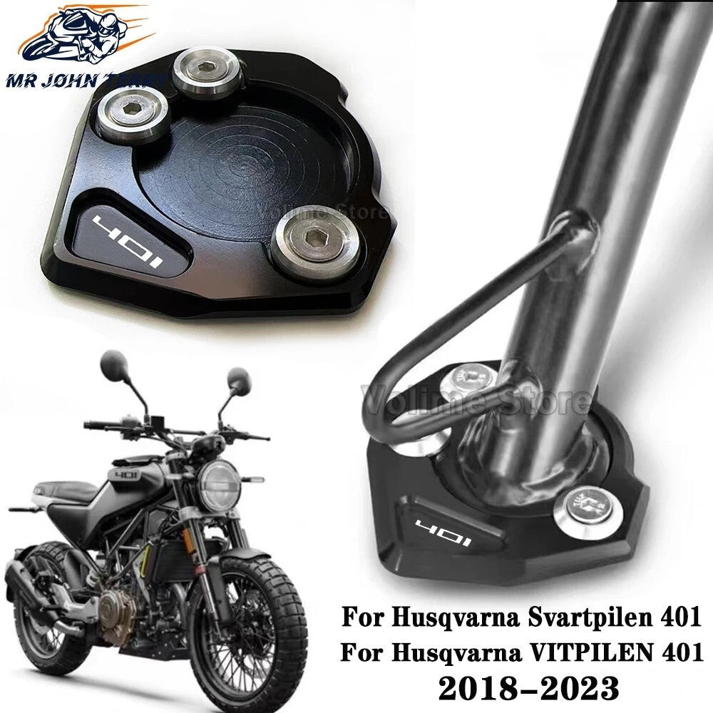 Side Stand Extension Pad Support Plate For Husqvarna Svartpilen 401 VITPILEN 401