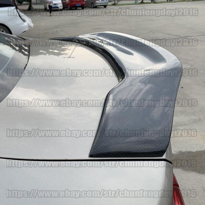 carbon fiber Car Rear Trunk Spoiler Wing R Style Bodykit For 13-18 for Kia Forte K3