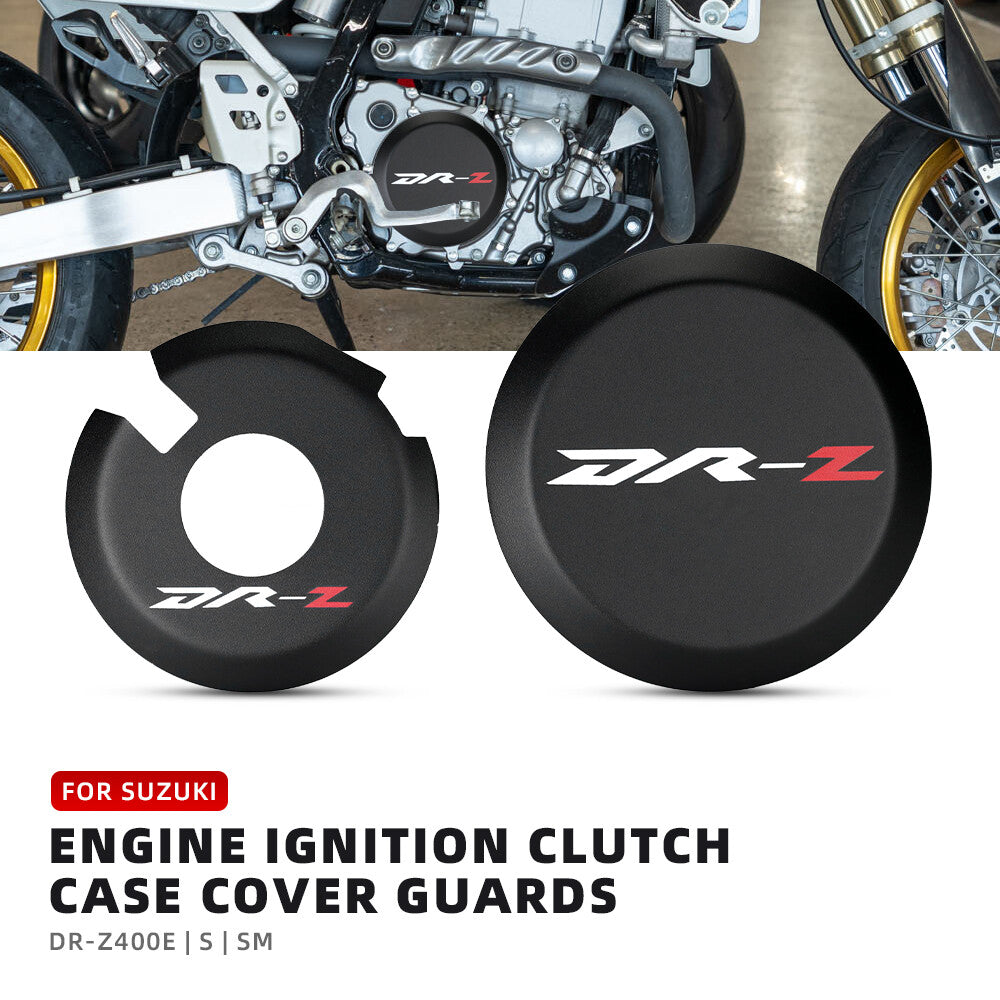 Engine Clutch Case Cover Protector Guards for Suzuki DR-Z400E 400S DRZ400SM Q