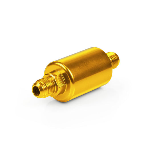 Car Flow Performance for Mini Oil Fuel Filter Inline With 100 Micron Element Gold Q