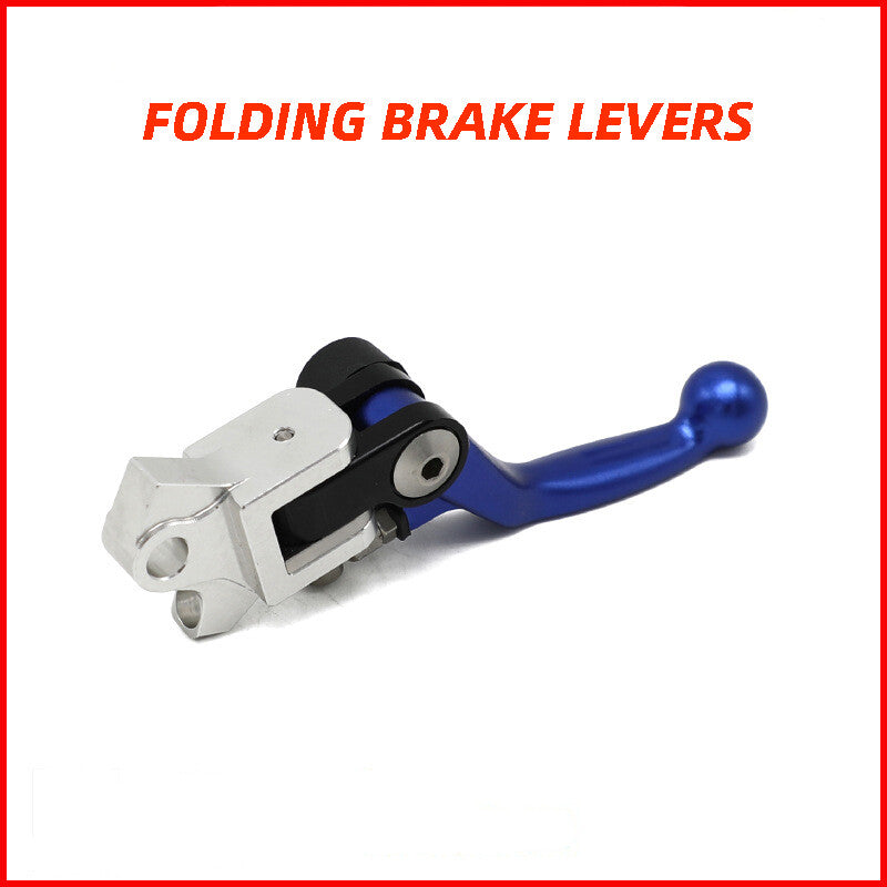 Motorcycle Dirt Bike for Yamaha YZF360 Clutch Brake Levers Pivot New Blue Grips