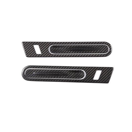 carbon fiber exterior side door handle cover trim for Nissan GTR R35 08-16