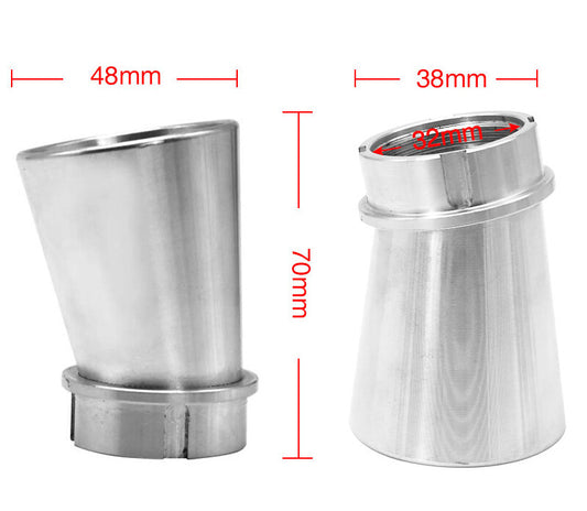 32MM Carburetor Velocity Stack Funnel Beveled Air Filter For Dellorto PHBG Q