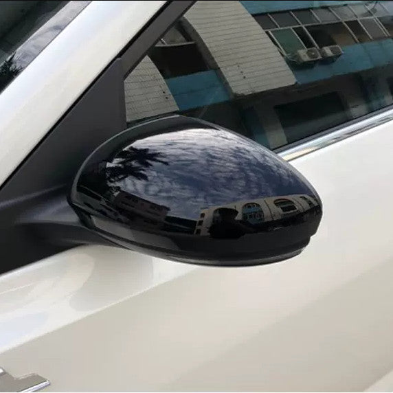 Bright Black Rearview Mirror Cover Trim 2pc For Altima 2019-2023 v