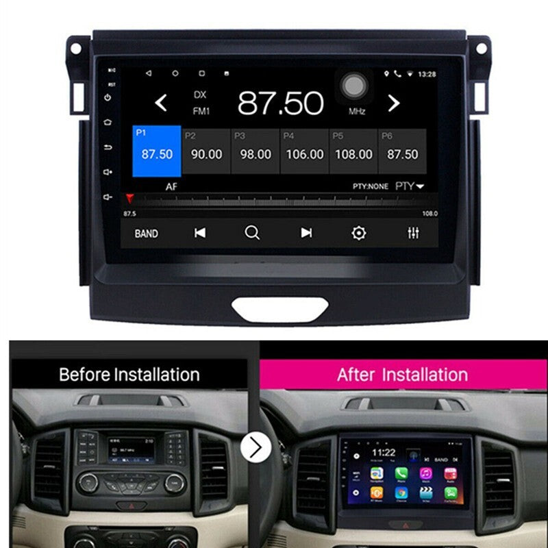 9in Car Stereo Radio Player GPS For Apple CarPlay Fit for Ford Ranger 2016-2019