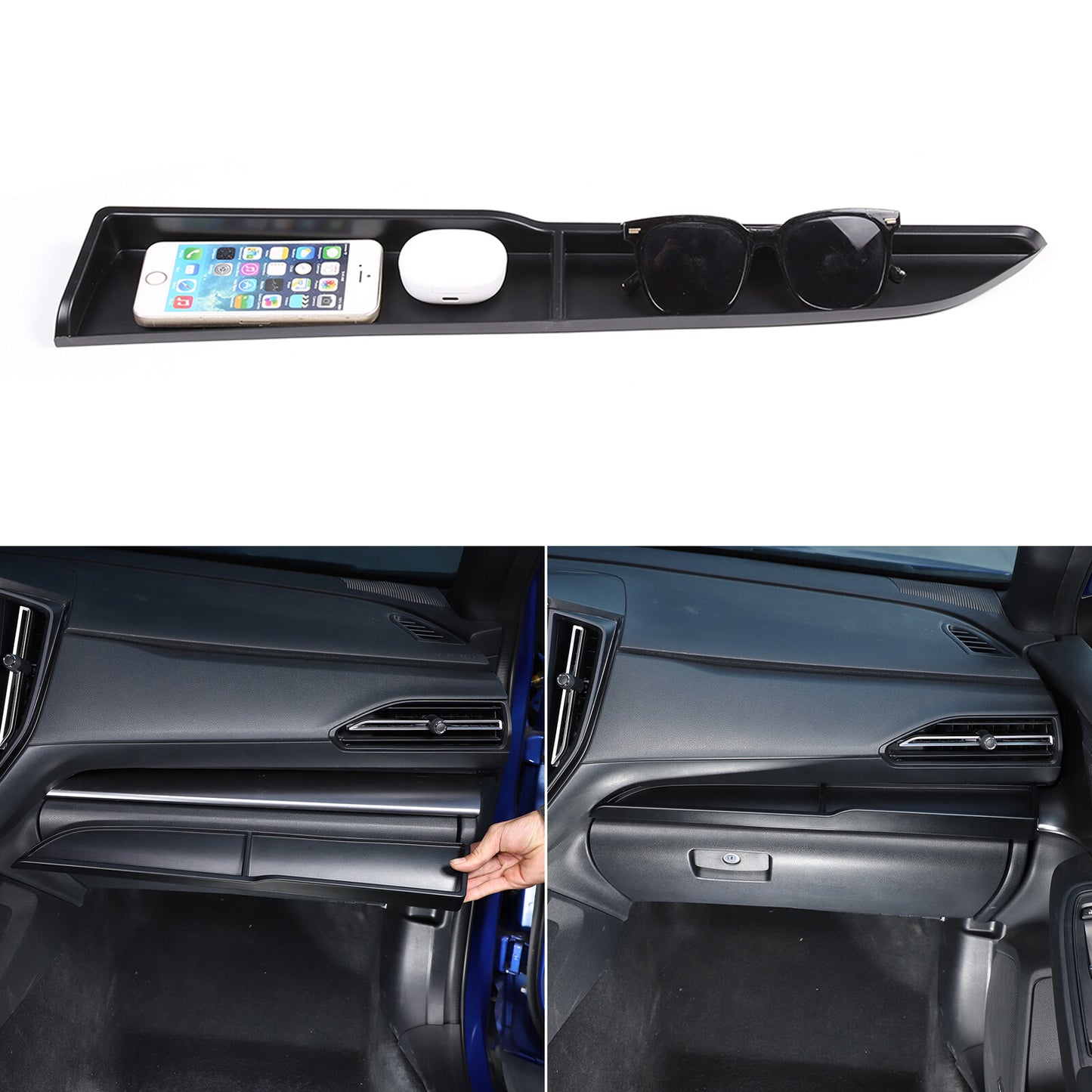 Passenger-side dashboard storage box frame trim for Subaru WRX STI 2022 - 2024 All New n