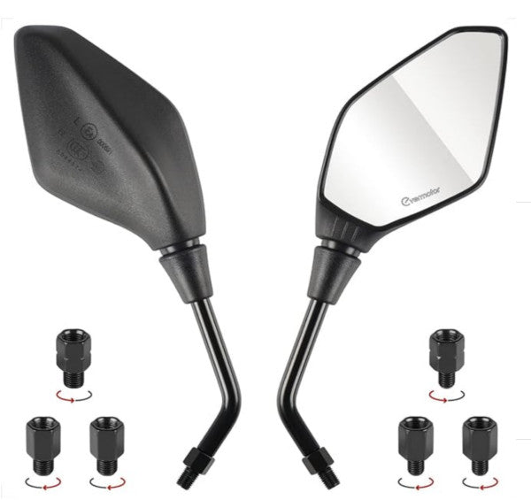 M10/8 Motorcycle Rearview Side Mirrors For Handle Bar Honde for Kawasaki for Suzuki ATVs