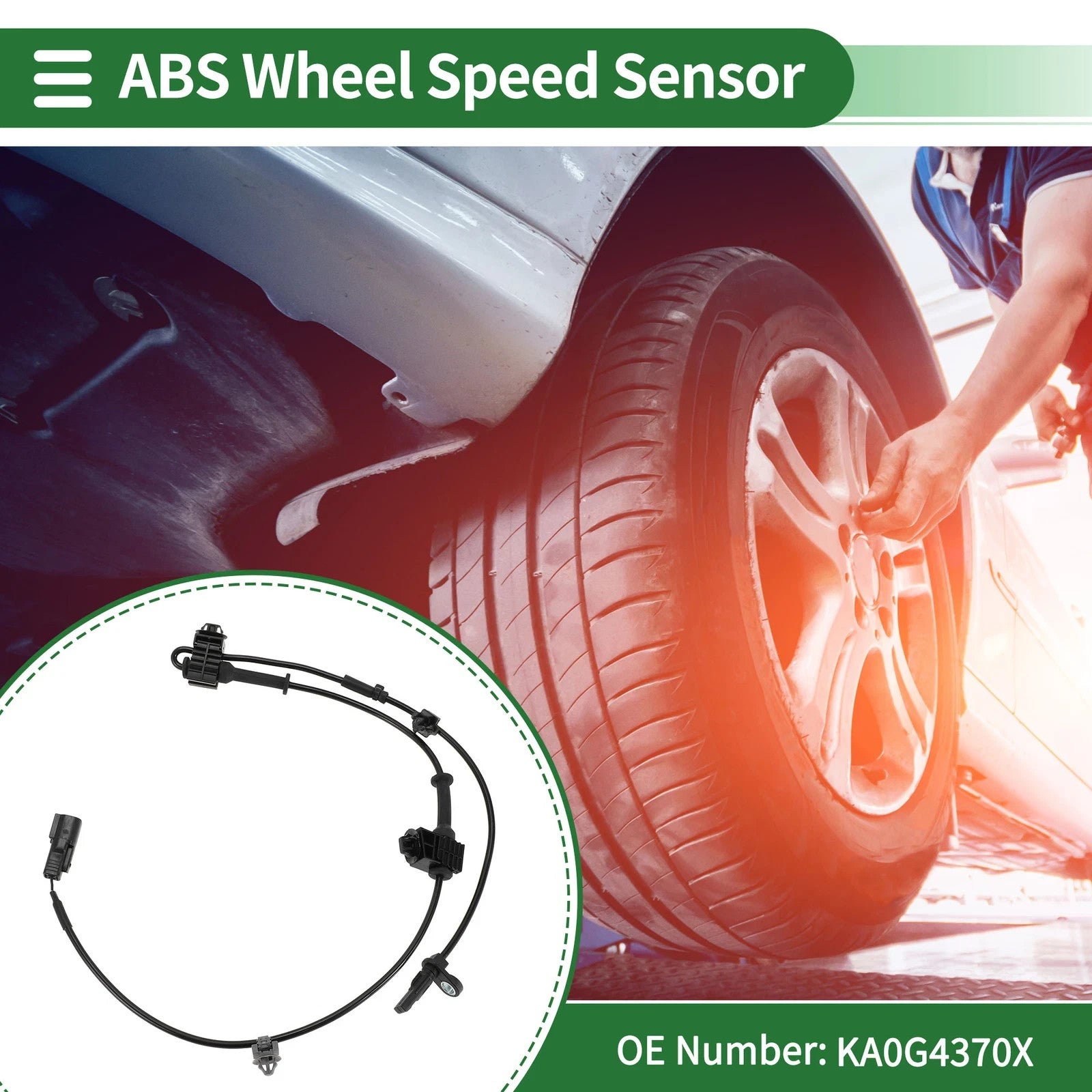 ABS Wheel Speed Senor ABS No.KA0G4370X for Mazda CX-5 2017-2020