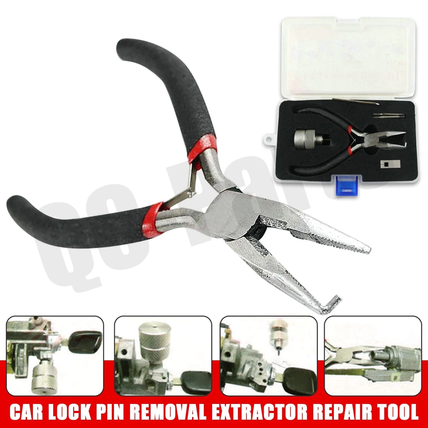 1X for Honda Car Lock Cylinder Pin Removal Ignition Repair Disassembly Tool Kit Q