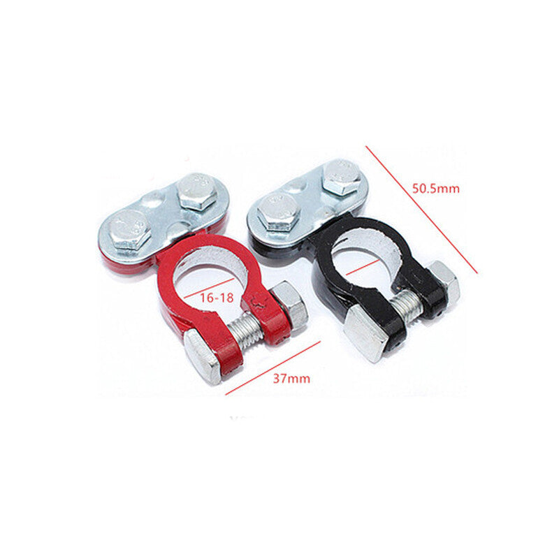 1 Pair Vehicle Battery Terminal Disconnect Positive Negative Switch Link Kit v