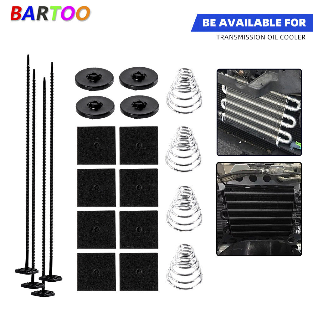 Electronic/Electric Radiator Cooling Fan Monting Tie Strap/Lock/Pad Kits Q