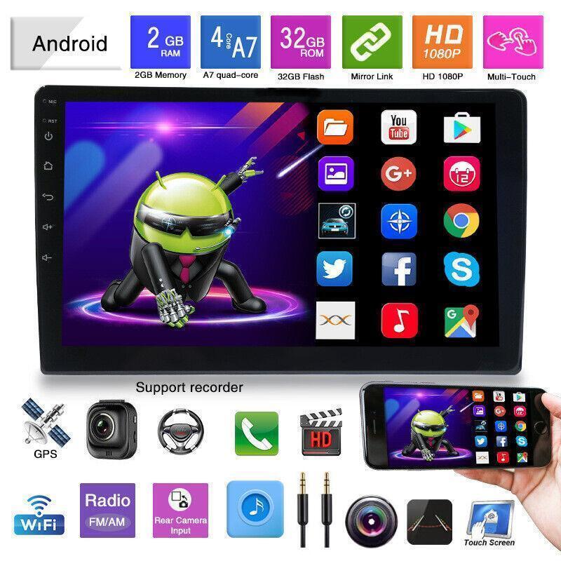 10.1 In Android 9.1 HD Car Stereo GPS Navigation Radio Player Double Din WIFI FM