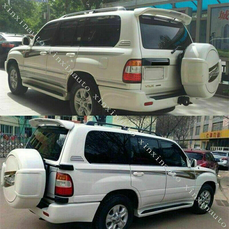 Unpainted Rear Roof Spoiler Top Wing Lip for Toyota for Land Cruiser LC/FJ100 98-07