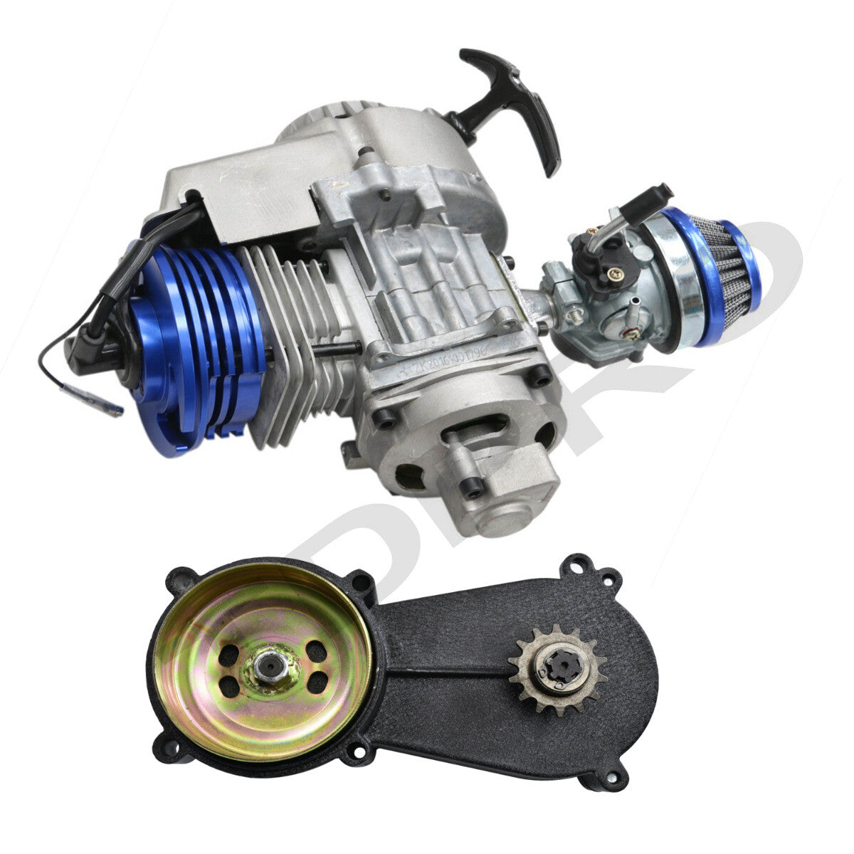 Racing 50cc 49cc 2-stroke engine motor gearbox scooter pocket off-road bicycle all-terrain vehicle
