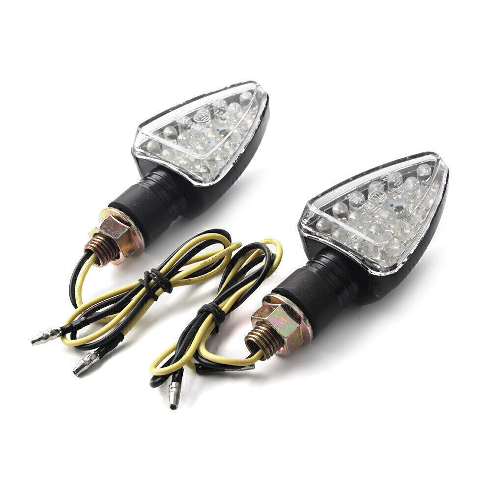 2x Universal Motorcycle 12V 18 S Turn Signal Light Indicator Blinker Lamp Q