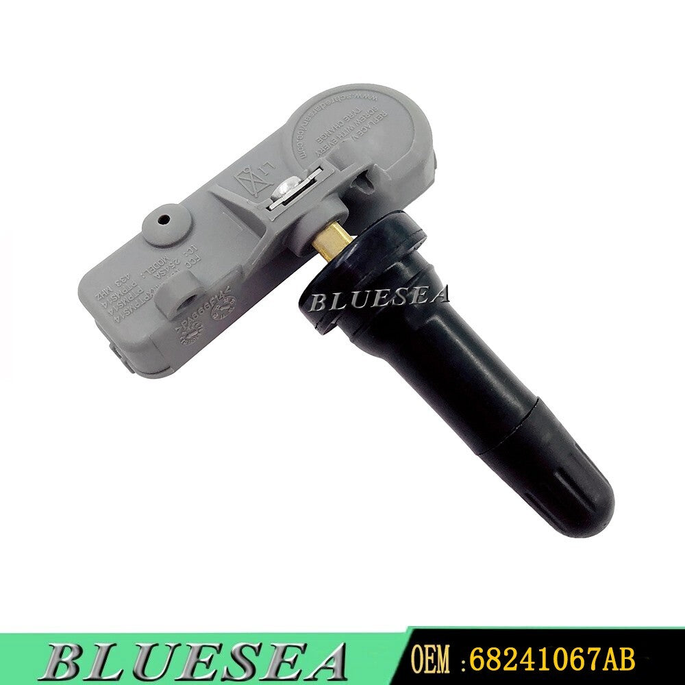 4PCS 68241067AB brand ne TPMS Tire Pressure Sensor Fit for Dodge , for Jeep , for Chrysler