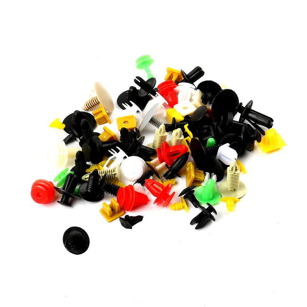 200Pcs Auto Body Retainer Push Pin Rivet Clip Mouldings Trim Fastener Universal
