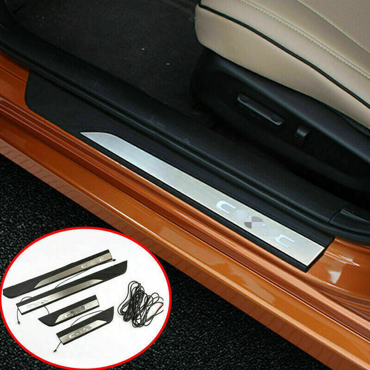 for Honda for Civic 2016-2021 Illuminated LED Door Sill Scuff Plate Guard Protector