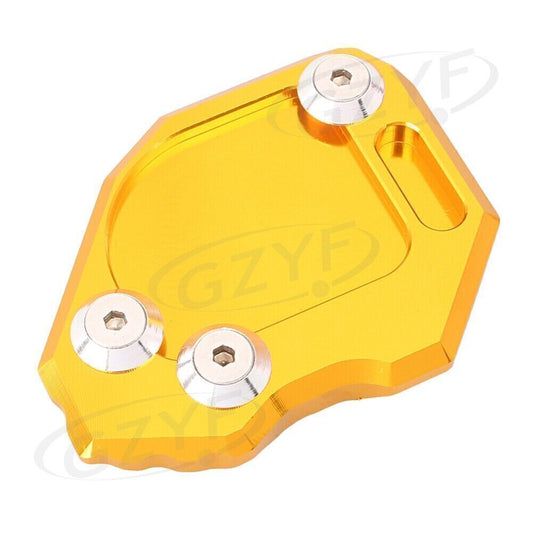 for BMW F800GS 2008-2014 Yellow Kickstand Extender Foot Side Stand Extension Pad Q