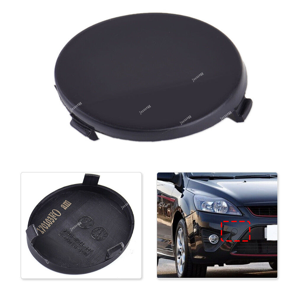 Plastic Front Bumper Tow Hook Cover Cap for Ford Focus II 4 door 2009 2010 2011 Q