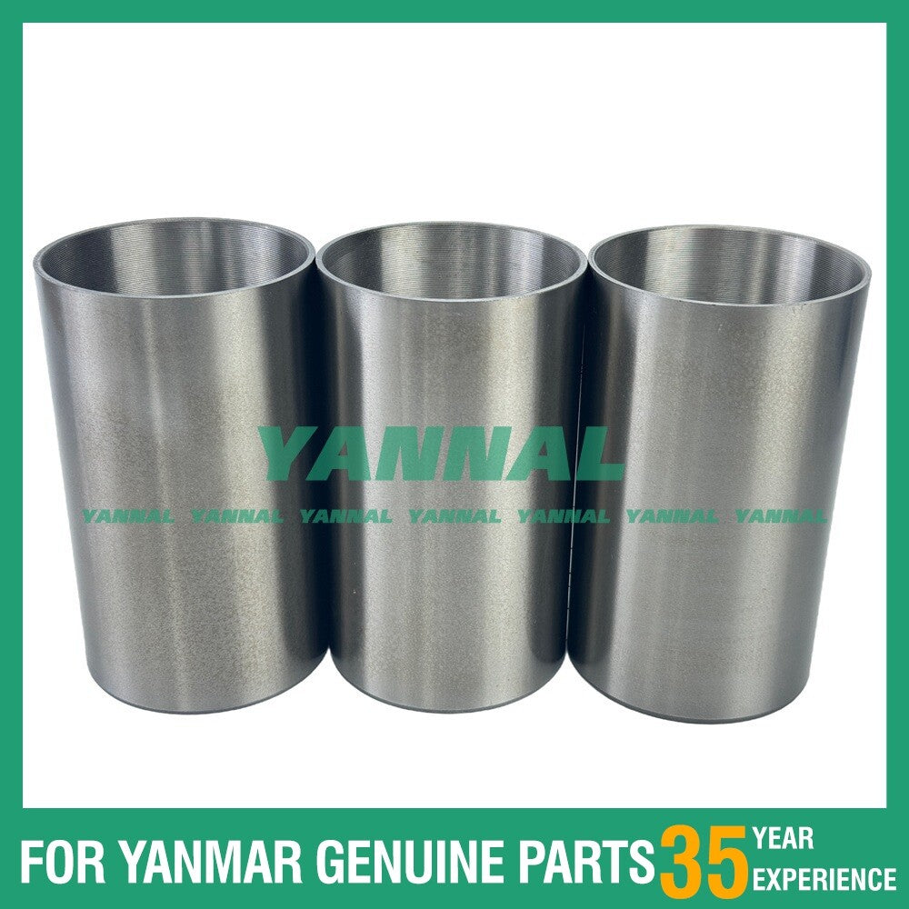3 cylinder liners for 3TNE74 engine parts -