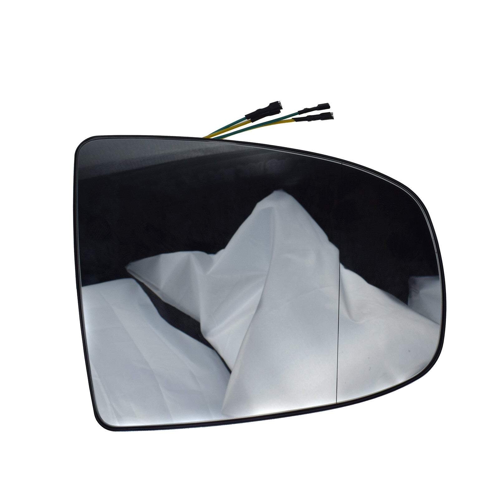 Heated right passenger side mirrored glass, suitable for 2007-2014 for BMW X5, X6, E70, E71, E72, LCI Q