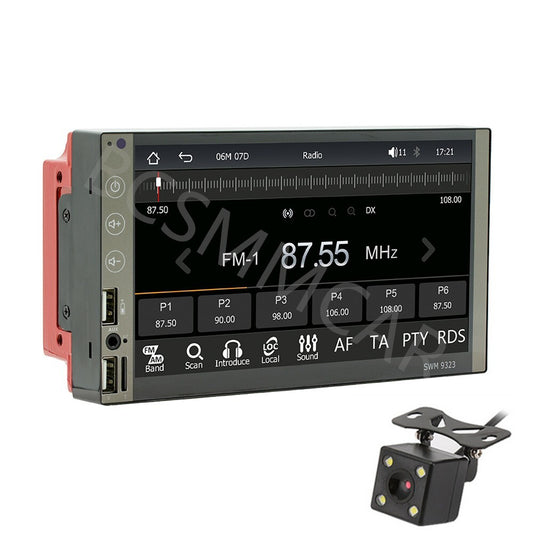 7 2DIN CarPlay Android Auto Car MP5 Player Bluetooth Touch Screen Stereo Radio