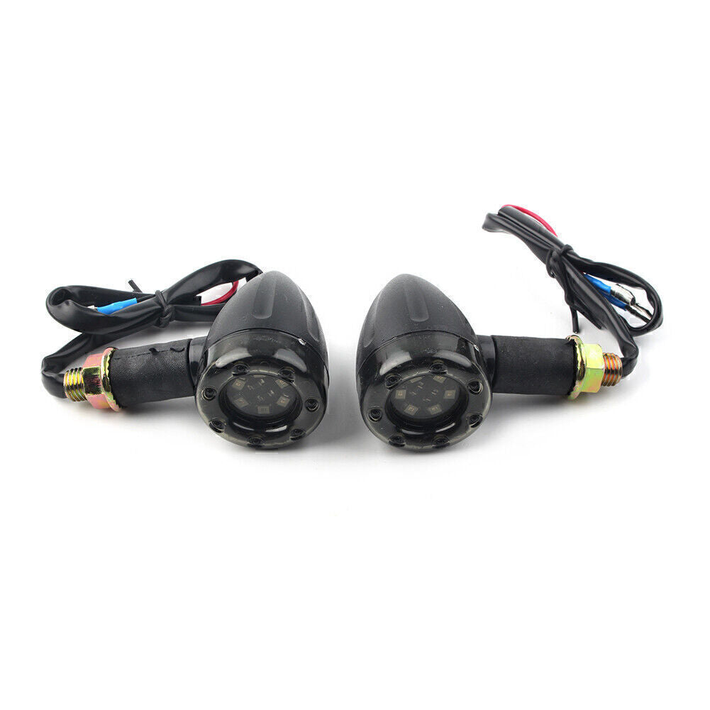 2X Universial Motorcycle LED Turn Signal Light Indicators Bulb for Harley Q