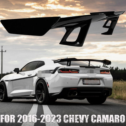 FOR 2016-2023 for CHEVY CAMARO ZL1 1LE STYLE LT RS SS GLOSS BLACK TRUNK SPOILER WING