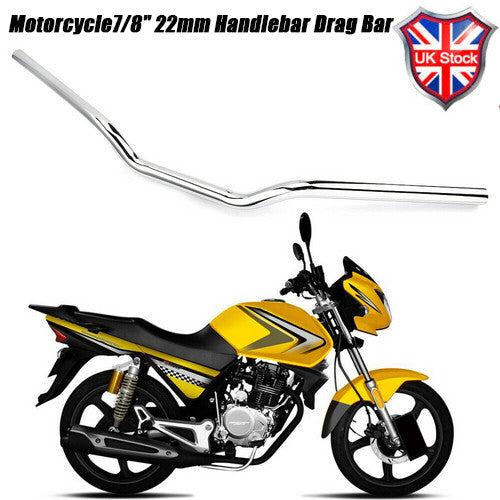 Motorcycle 7/8 22mm Drag Bar Handlebar for Honda Chopper Bobber Universal