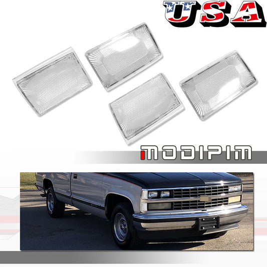 Suitable for 1988-93 C K 1500 2500 3500 Suburban Blazer transparent parking corner signal lights- v