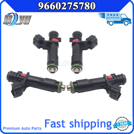 Fuel injector 9660275780 suitable for Peugeot 307, 407, 408, 308, 807, for Citroen C4, C5, C6, C8, and 4x models. v