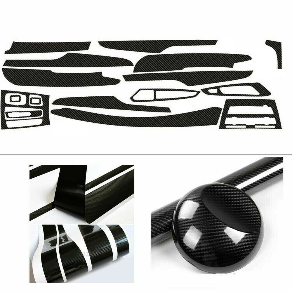 Car 5D Carbon Fiber Pattern Interior DIY Trim Decals for BMW for X5 F15 2008-2018 Q