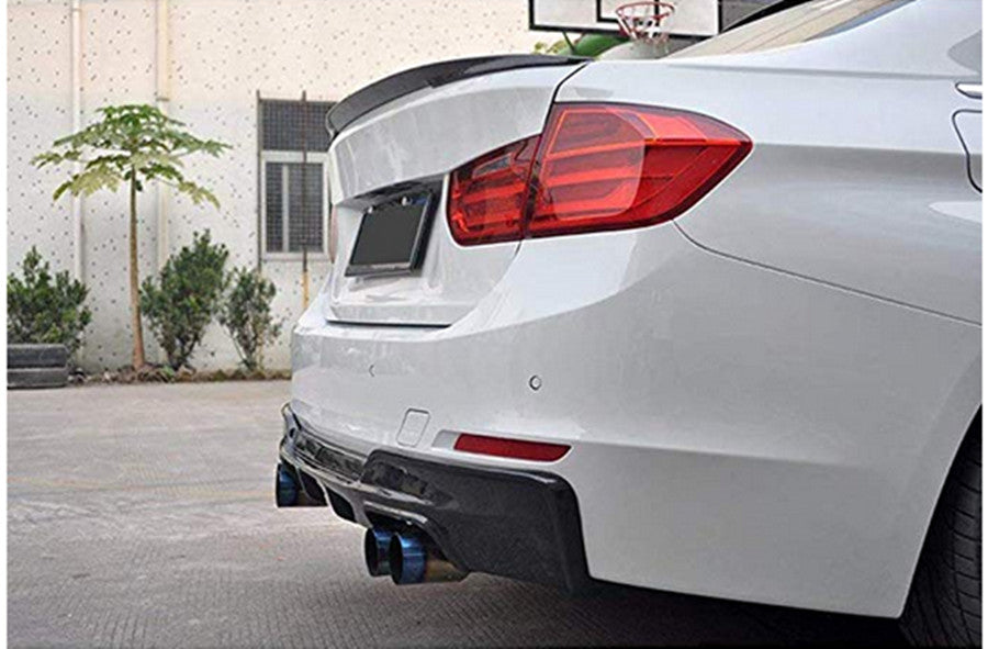 120CM Soft Car Rear Trunk Spoiler Tail Lip Wing Sticker Exterior Accessories Q