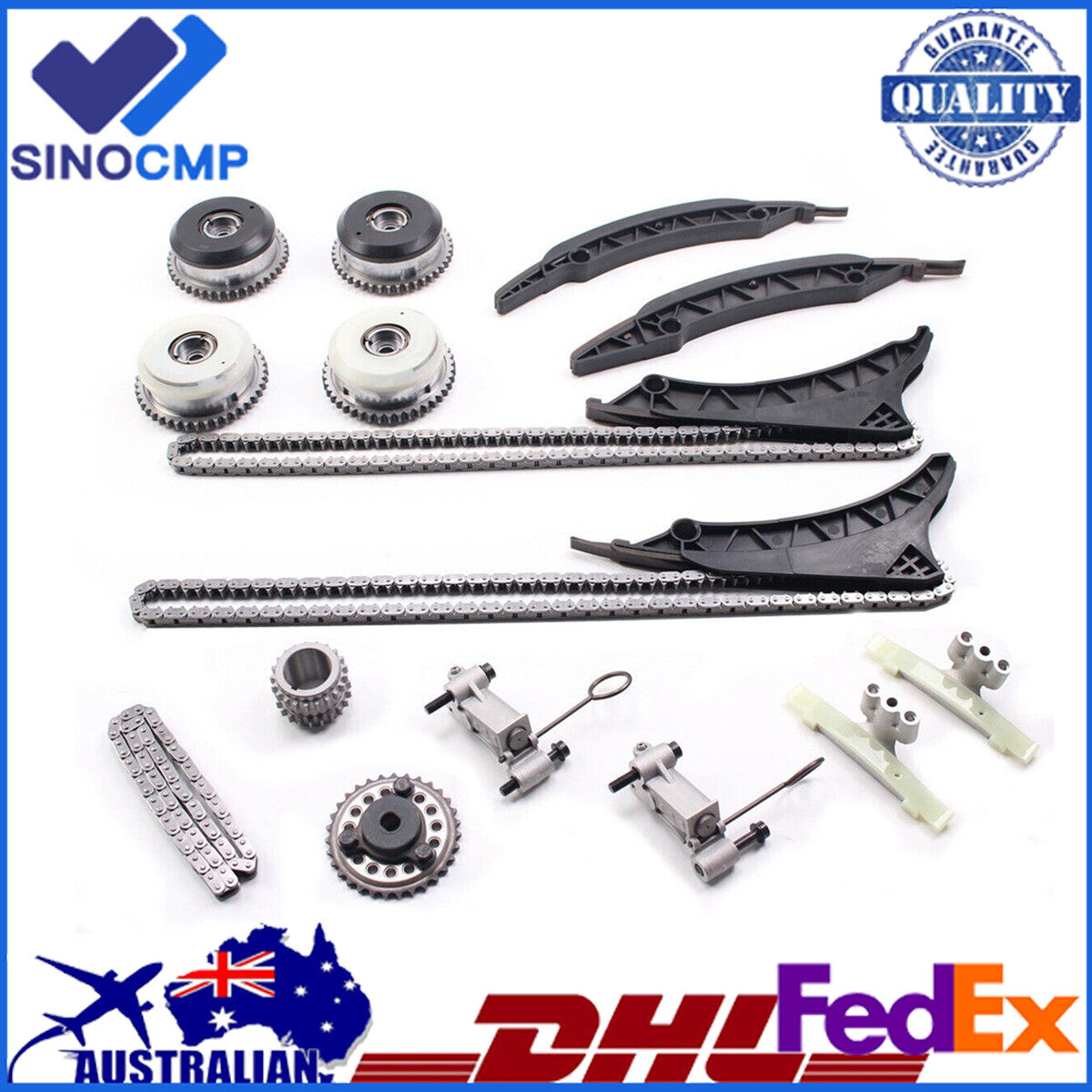 Timing Chain Kit Camshaft VVT Gear for BMW 550i 750i X5 X6 F10 E70 E71 N63B44A