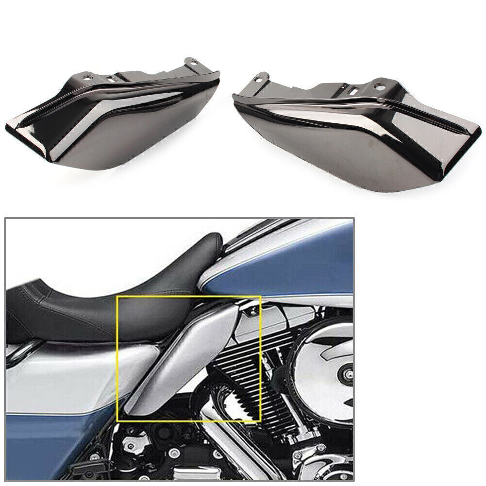 for Harley Touring Street Glide 2009-16 Heat Shield Mid-Frame Air Deflector Trim Q