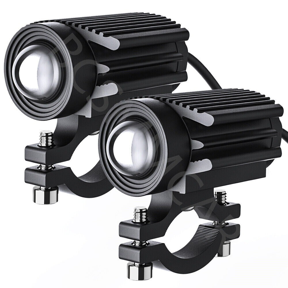 1x Motorcycle LED Spotlight Headlight Fog Working Lamp Light Waterproof Aluminum n