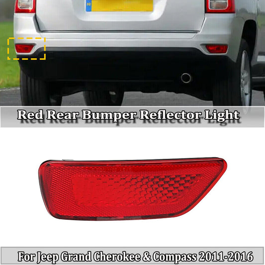 Left rear bumper reflector light for Jeep Grand Cherokee Compass for Dodge Journey