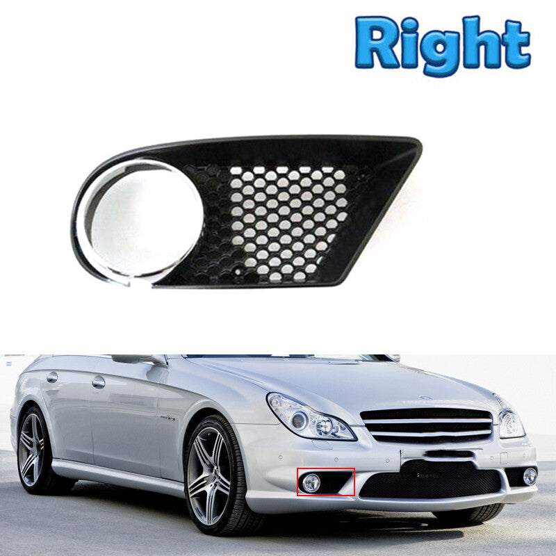 Right Front Bumper Lamp Grille Fog Light Cover Frame for Mercedes-Benz CLS W219